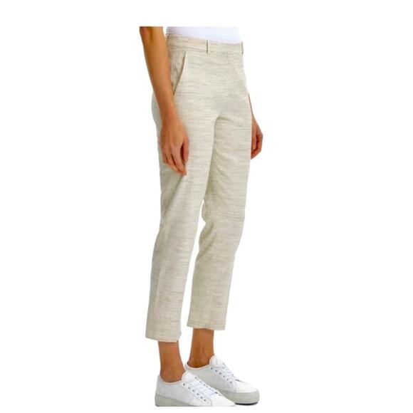 Theory Tailor Trousers in Sharkskin Crunch. - Picture 2 of 10